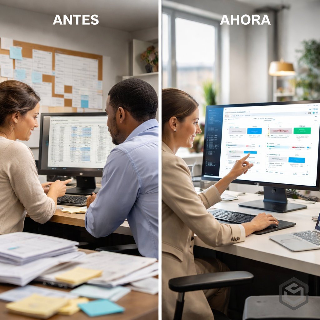 Comparativa gestión manual vs software para hoteles pequeños: de hoja de cálculo a control total desde un panel