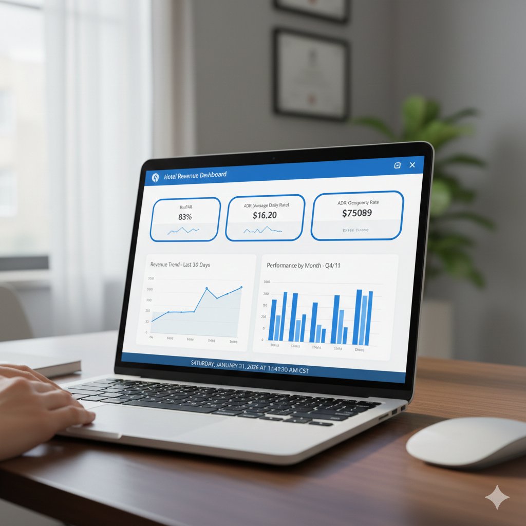 Análisis de RevPAR y rentabilidad hotelera en PMS