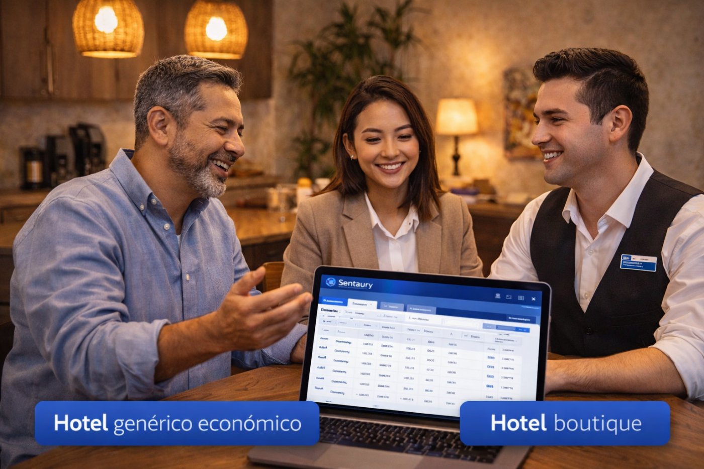 Equipo de hotel boutique en capacitación del software hotelero: proceso de onboarding ágil para equipos reducidos