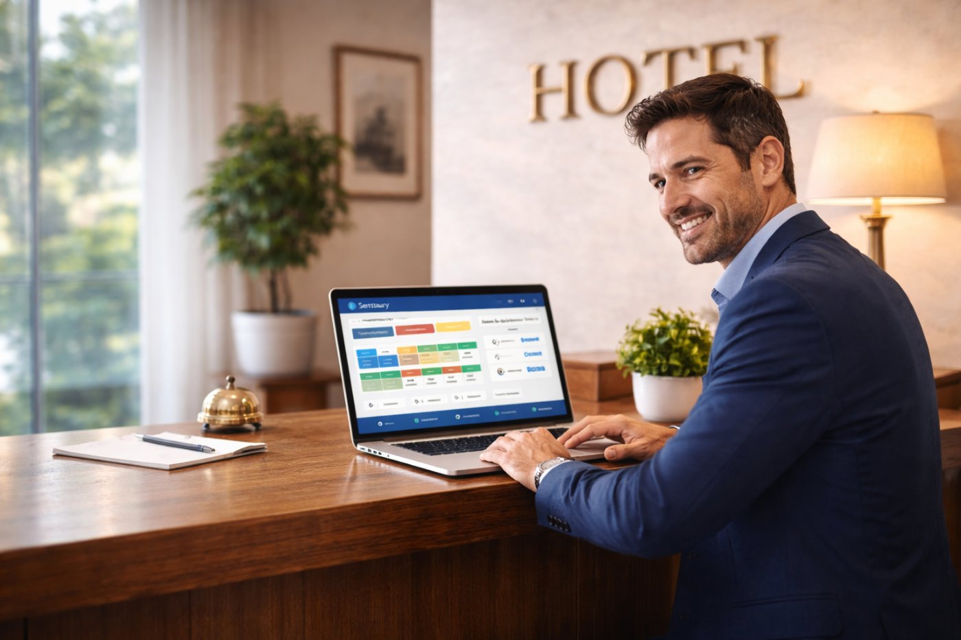 Automatización de reportes en la gestión hotelera